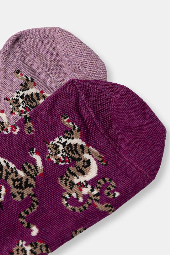 Skarpety damskie bawełniane z motywem zwierzęcym 2-pack RS26-LGD718 multicolor RS26