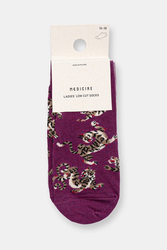 Odzież Skarpety damskie bawełniane z motywem zwierzęcym 2-pack RS26-LGD718 multicolor