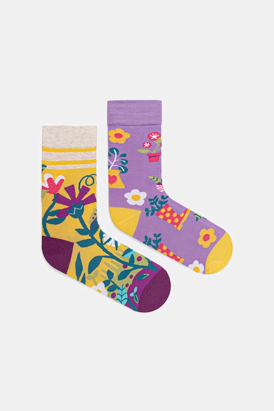 Medicine skarpety damskie bawełniane 2-pack multicolor RS26-LGD724