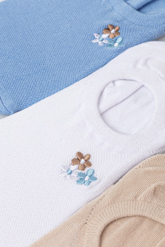 Medicine skarpety stopki damskie bawełniane 3-pack RS26-LGD727 multicolor RS26