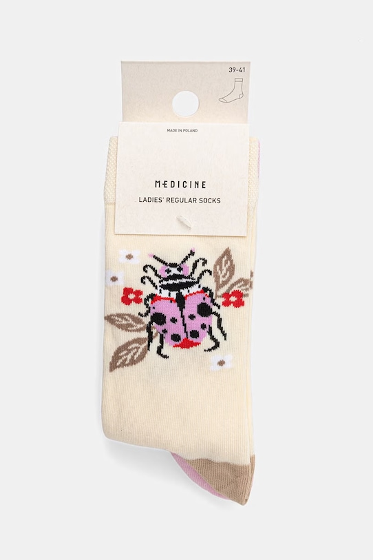 Skarpety damskie bawełniane z motywem zwierzęcym 2-pack RS26-LGD729 multicolor RS26