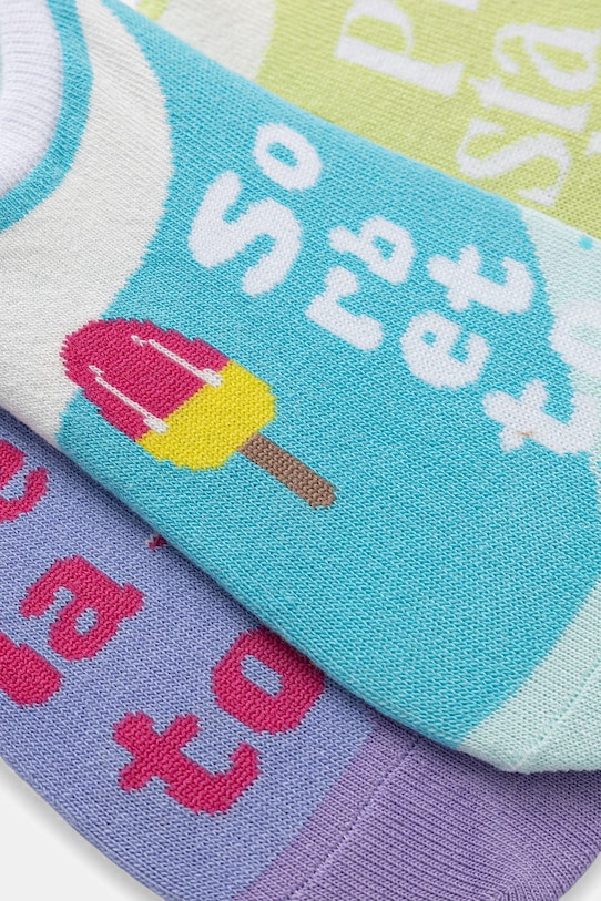 Skarpety stopki 3-pack damskie bawełniane RS26-LGD902 multicolor RS26