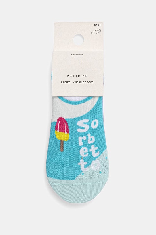 Odzież Skarpety stopki 3-pack damskie bawełniane RS26-LGD902 multicolor