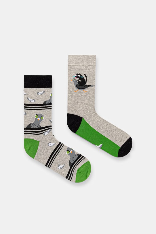 Medicine skarpetki bawełniane 2-pack skarpetki długie multicolor RS26-LGM203