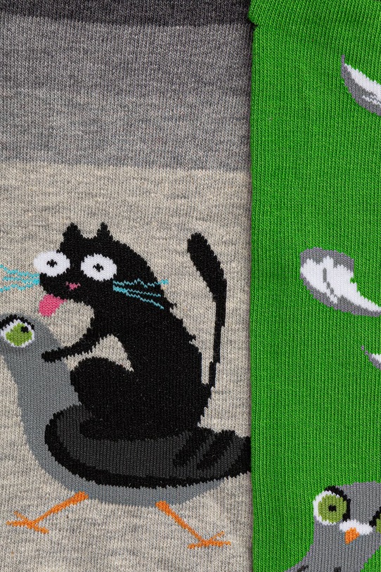 Medicine skarpetki bawełniane 2-pack RS26-LGM204 multicolor RS26