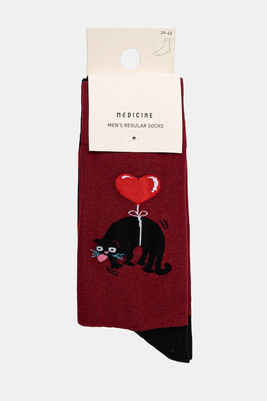 Medicine skarpetki bawełniane 2-pack multicolor RS26-LGM280