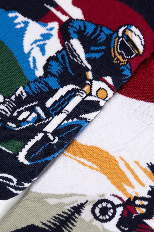 Medicine skarpetki bawełniane 2-pack RS26-LGM506 multicolor RS26