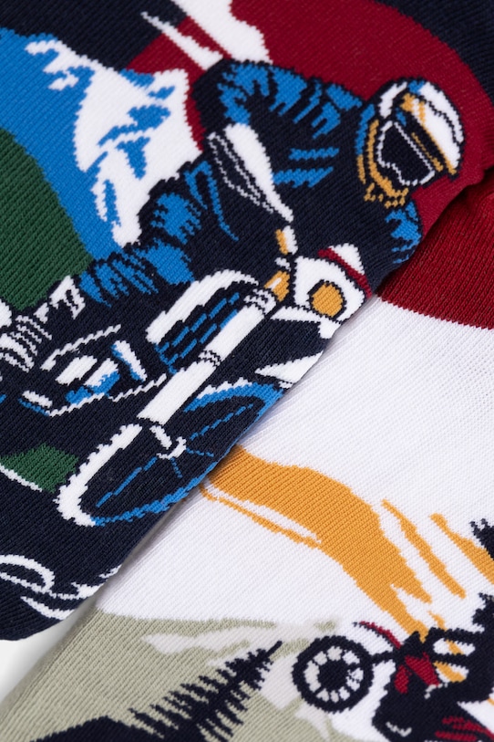 Medicine skarpetki bawełniane 2-pack RS26-LGM506 multicolor RS26