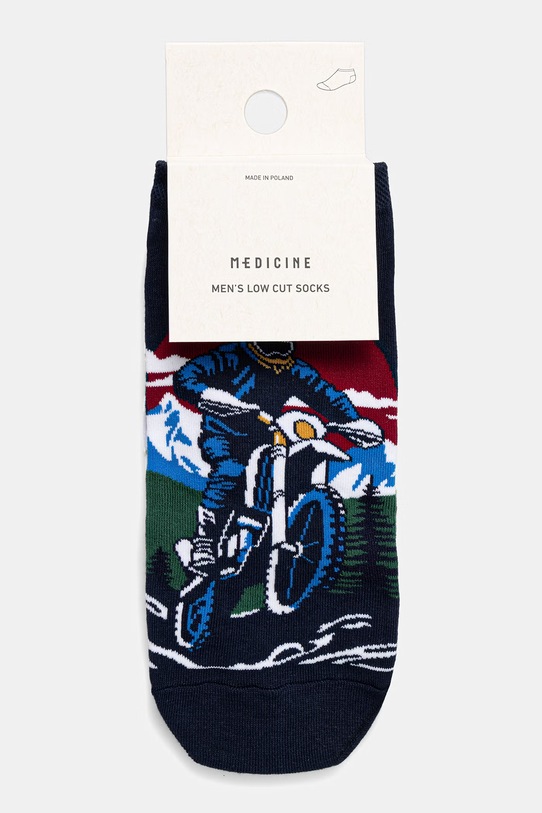 Odzież Skarpetki bawełniane męskie wzorzyste (2-pack) RS26-LGM506 multicolor