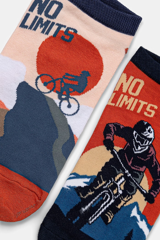 Medicine skarpetki bawełniane 2-pack RS26-LGM507 multicolor RS26