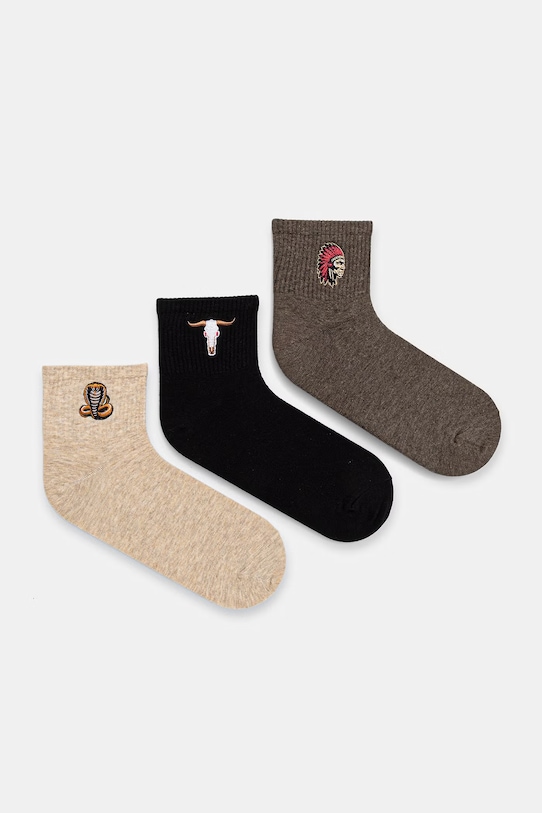 Medicine skarpety męskie 3-pack RS26-LGM511 multicolor RS26