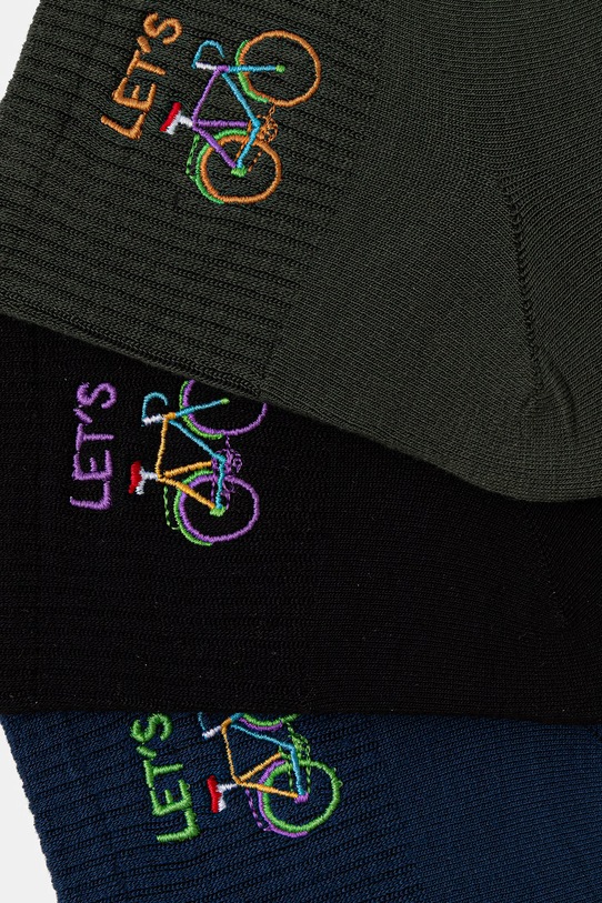 Skarpety męskie z włókna bambusowego 3-pack RS26-LGM514 multicolor RS26