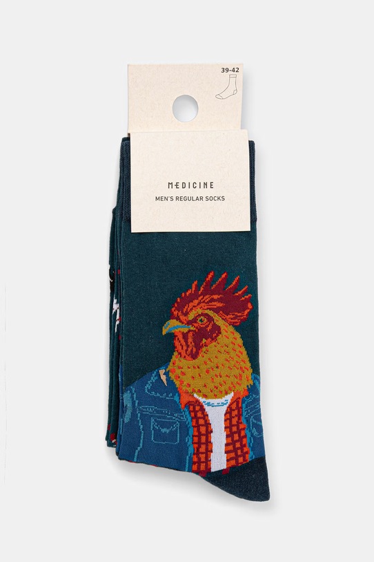 Medicine skarpety męskie 2-pack multicolor RS26-LGM516