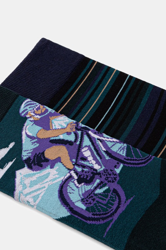 Medicine skarpety męskie 2-pack RS26-LGM519 multicolor RS26