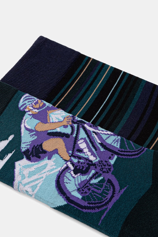 Medicine skarpety męskie 2-pack RS26-LGM519 multicolor RS26