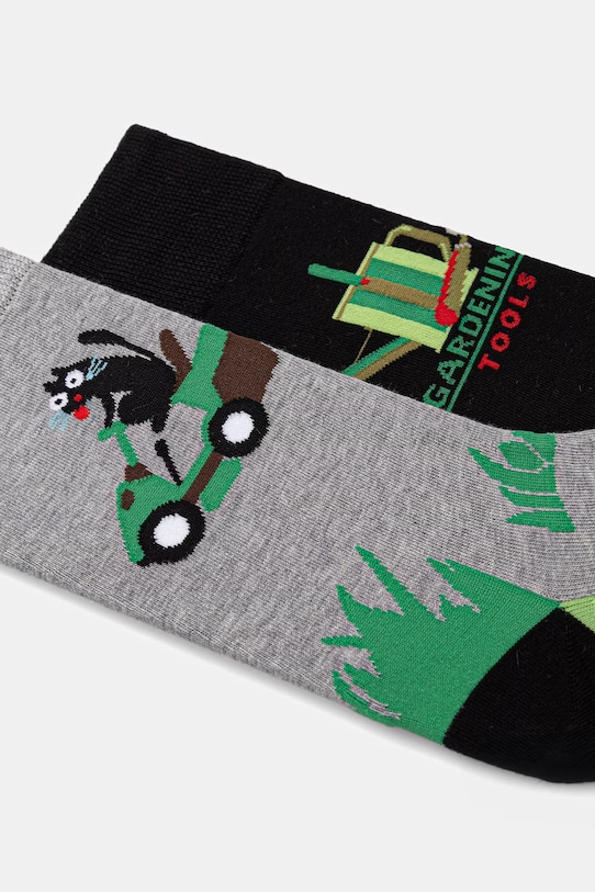 Medicine skarpety męskie bawełniane 2-pack RS26-LGM521 multicolor RS26