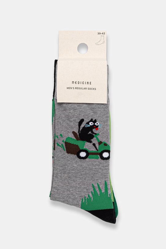 Odzież Medicine skarpety męskie bawełniane 2-pack RS26-LGM521 multicolor