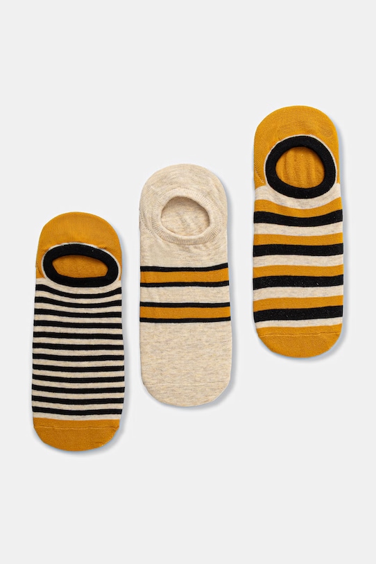 Medicine skarpety stopki męskie bawełniane 3-pack multicolor RS26-LGM534