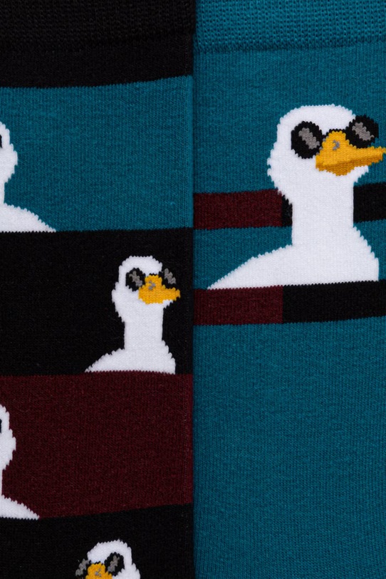 Odzież Skarpety męskie bawełniane z motywem zwierzęcym 2-pack RS26-LGM535 multicolor