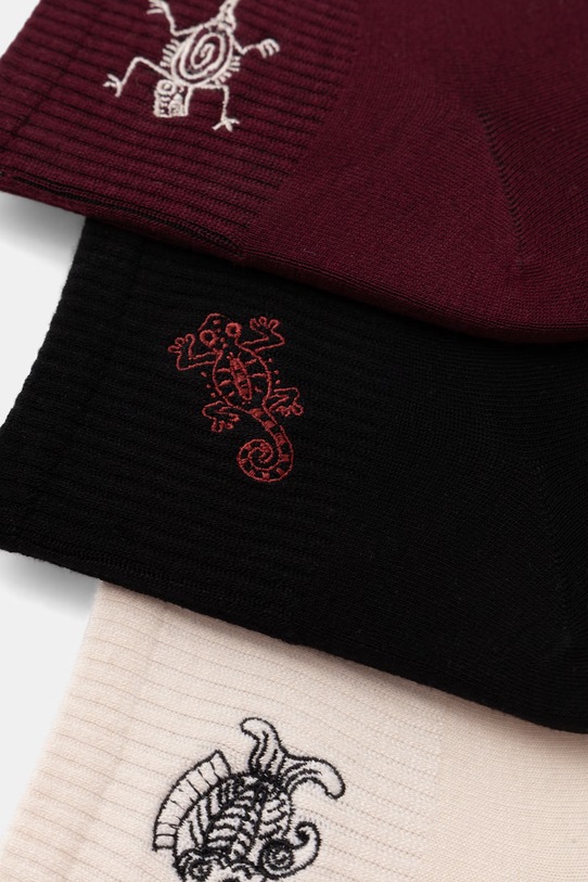 Medicine skarpety męskie z włókna bambusowego 3-pack RS26-LGM700 multicolor RS26