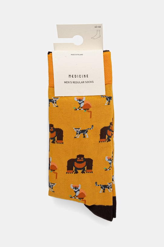 Medicine skarpety męskie bawełniane 2-pack RS26-LGM710 multicolor RS26
