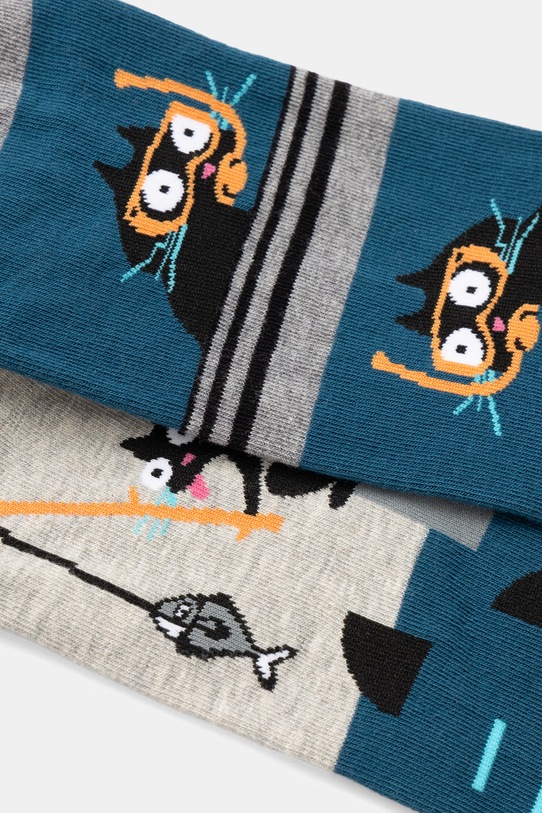 Medicine skarpety męskie bawełniane 2-pack RS26-LGM715 multicolor RS26