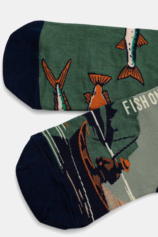 Skarpety 2-pack męskie bawełniane z motywem zwierzęcym RS26-LGM905 multicolor RS26