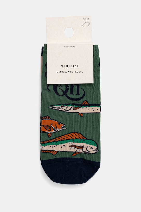 Odzież Skarpety 2-pack męskie bawełniane z motywem zwierzęcym RS26-LGM905 multicolor