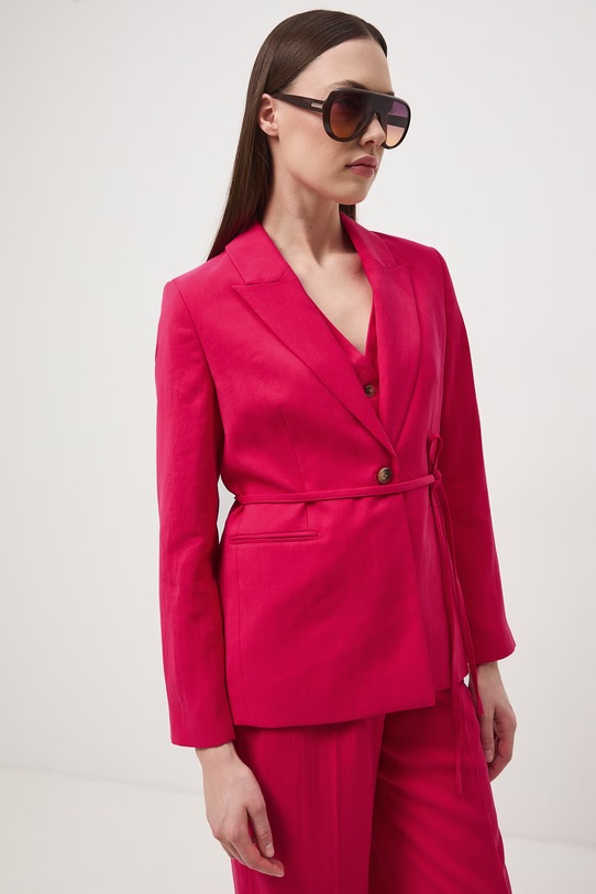 Medicine marynarka damska z wiskozy RS26-MKD600 różowy RS26