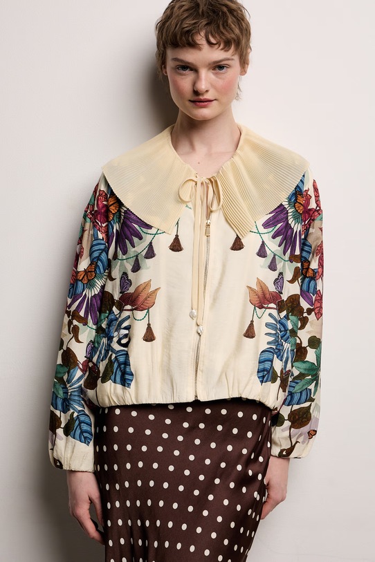 Medicine marynarka damska z wiskozy multicolor RS26-MKD650