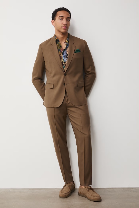 Medicine піджак чоловічий вовняний RS26-MKM620 коричневий RS26