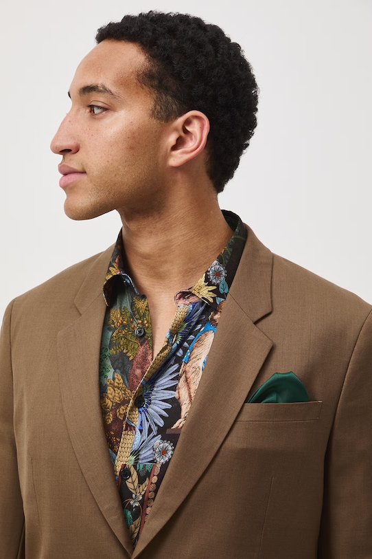 Medicine піджак чоловічий вовняний коричневий RS26-MKM620