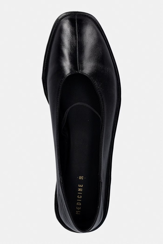 Medicine baleriny skórzane czarny RS26-OBD412