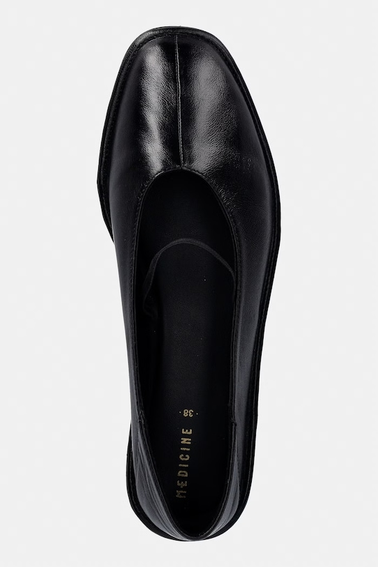 Medicine baleriny skórzane czarny RS26-OBD412