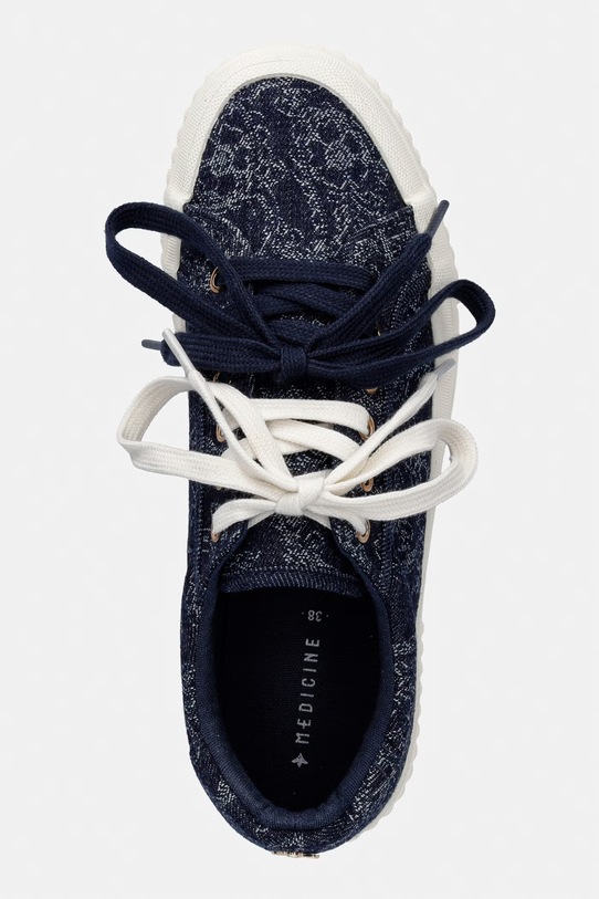 Medicine trampki damskie bawełniane RS26-OBD502 niebieski