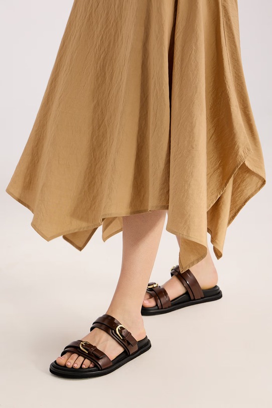 Klapki damskie skórzane RS26-OBD508