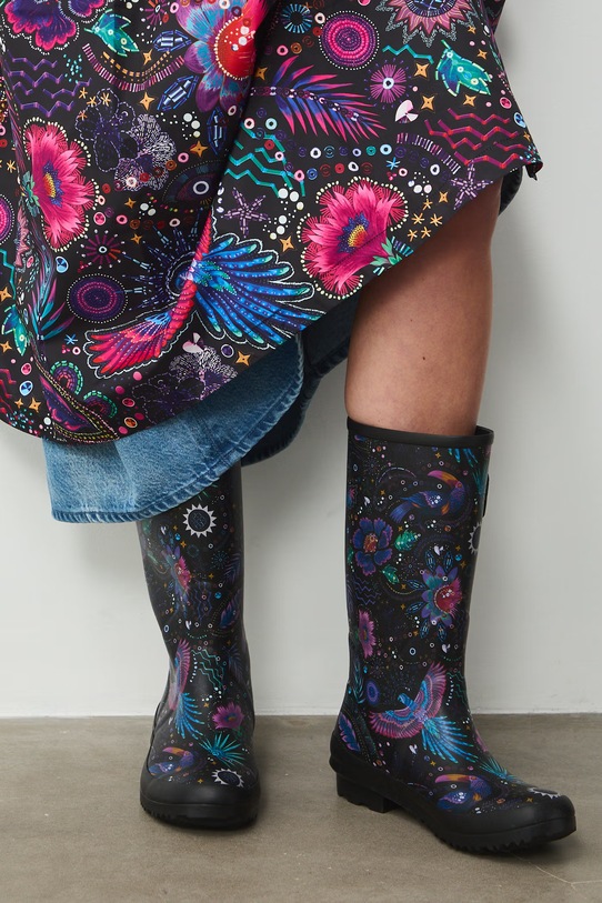 Kalosze damskie czarny RS26-OBD510