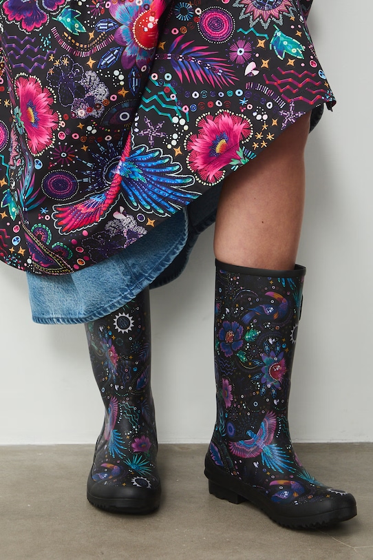 Kalosze damskie czarny RS26-OBD510