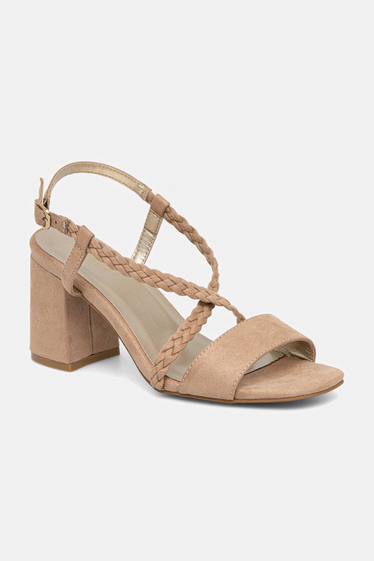 Medicine sandale cu toc RS26-OBD719 bej RS26