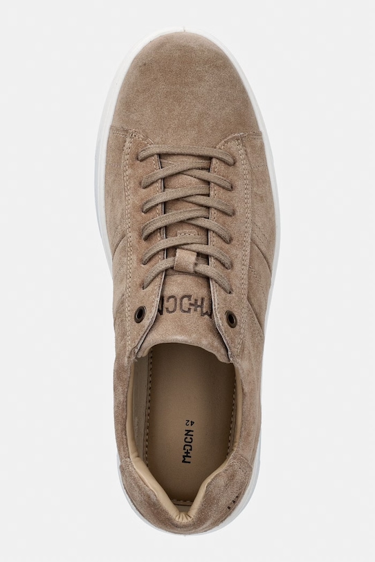 Medicine sneakersy męskie zamszowe beżowy RS26-OBM300