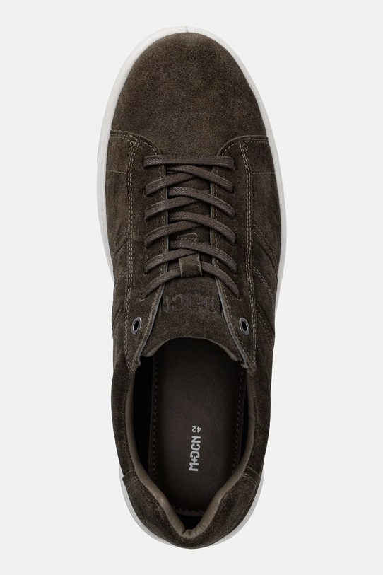 Medicine sneakersy męskie zamszowe zielony RS26-OBM300