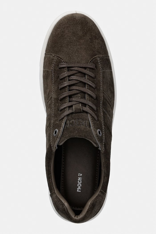 Medicine sneakersy męskie zamszowe zielony RS26-OBM300