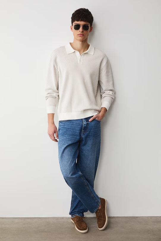 Medicine mokasyny męskie zamszowe RS26-OBM405 brązowy RS26