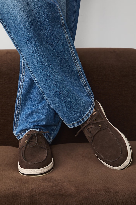 Medicine mokasyny męskie zamszowe brązowy RS26-OBM405