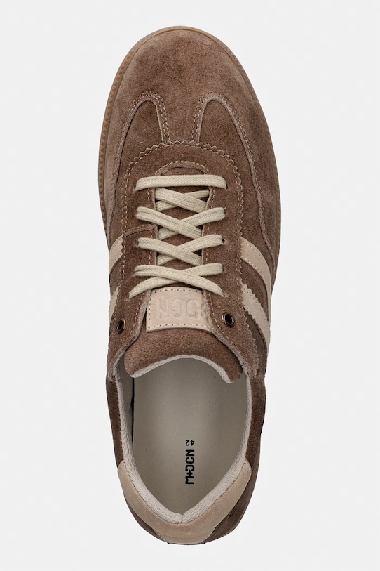 Medicine sneakersy męskie zamszowe RS26-OBM406 beżowy