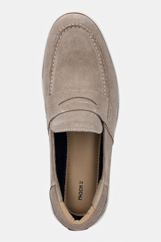 Medicine mokasyny męskie zamszowe RS26-OBM408 beżowy