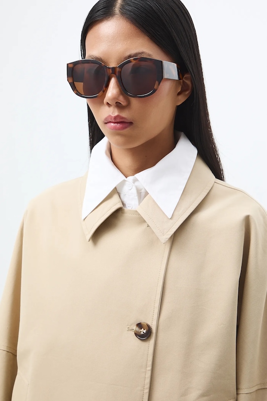 Medicine okulary przeciwsłoneczne damskie RS26-OKD302 brązowy