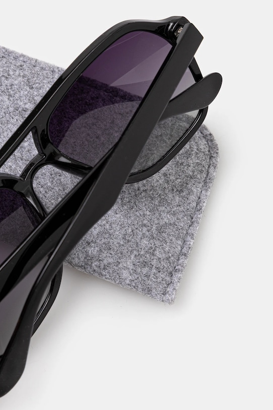 Medicine okulary przeciwsłoneczne pilotki damskie czarny RS26-OKD304