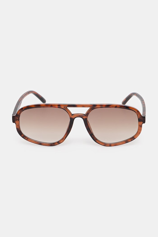 Akcesoria Medicine okulary przeciwsłoneczne pilotki damskie RS26-OKD504 brązowy