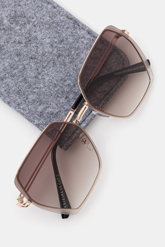 Akcesoria Okulary przeciwsłoneczne damskie RS26-OKD505 brązowy